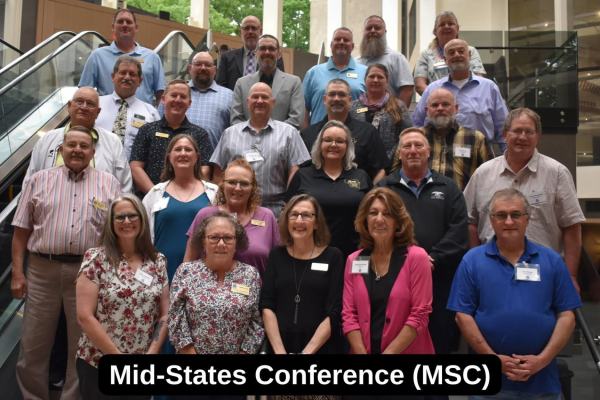 Mid-States Conference attends NRLCA Legislative Seminar including Ohio's Chris McCoy, Nathan Acker, Charles Laws, Tim Barker.