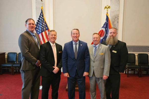 Chris McCoy, Nathan Acker, Senator Jon Husted, Tim Barker, Charles Laws